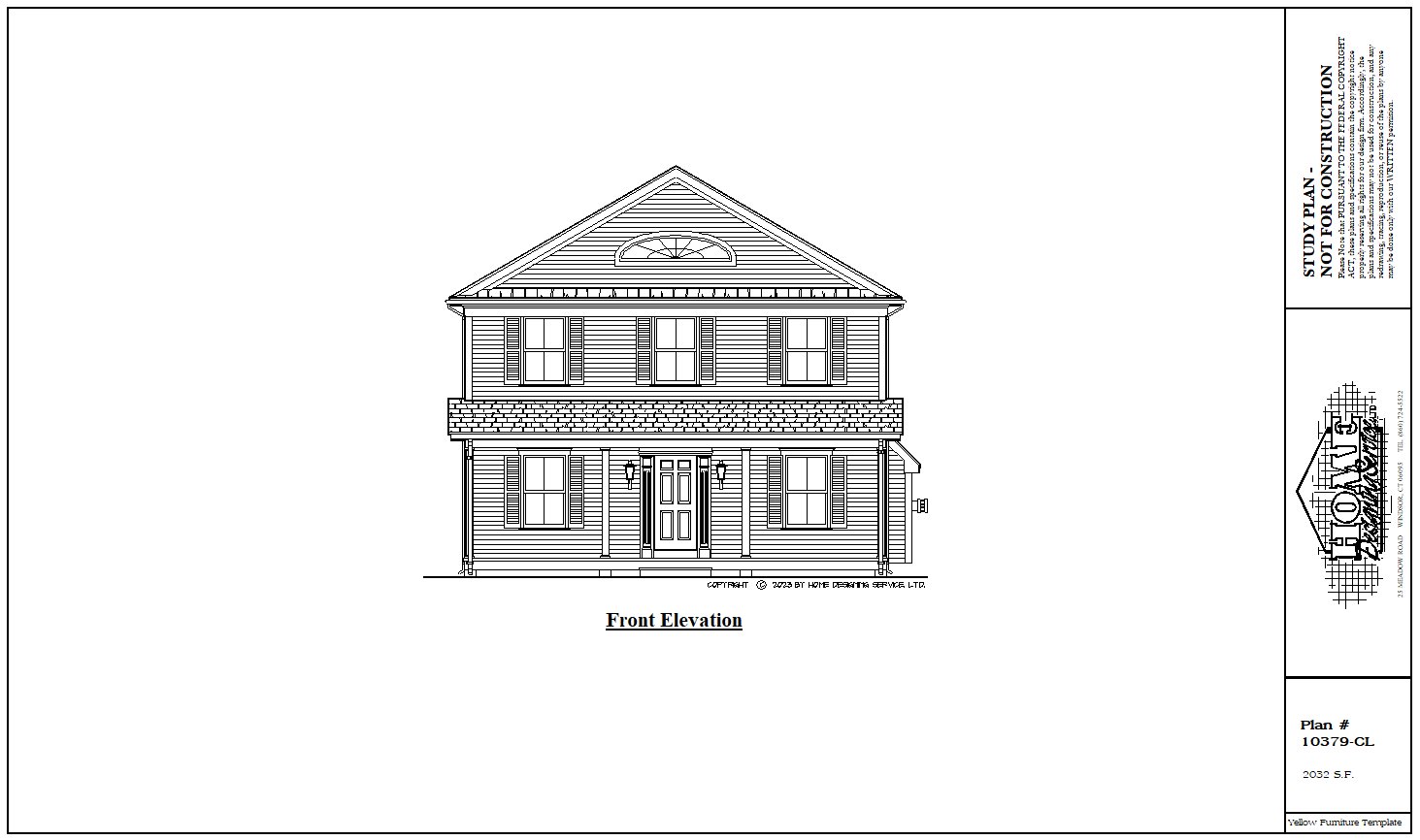 10379-CL-1 3 Bedrooms 2.5 Bathrooms Colonial